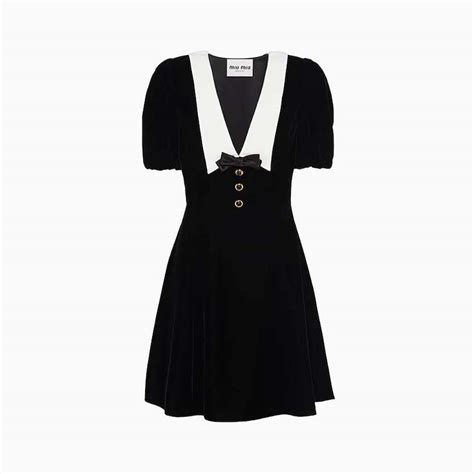 miu miu bow dress|Designer Women's Dresses .